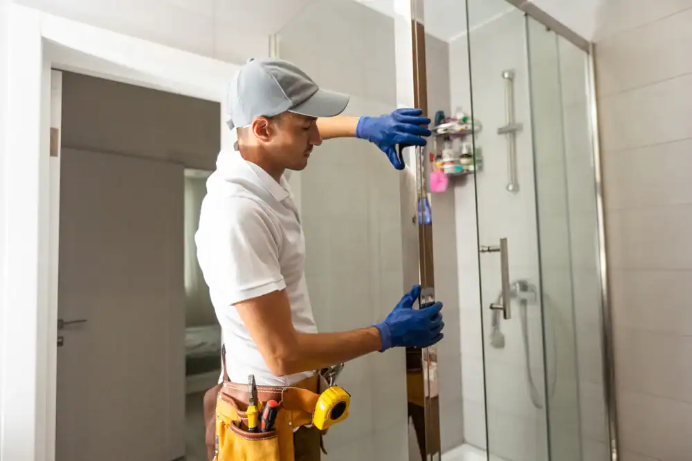 High-quality shower door installation by professionals for modern bathrooms. Expert service and durable glass solutions.